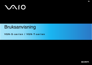 Bruksanvisning Sony Vaio VGN-S3XP Bärbar dator