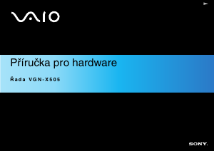 Manuál Sony Vaio VGN-X505VP Laptop