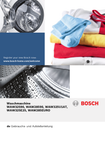 Bedienungsanleitung Bosch WAW28590 Waschmaschine
