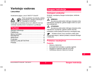 Vadovas Leica Disto D3a BT Lazerinis atstumo matuoklis