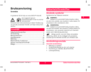 Bruksanvisning Leica Disto D3a BT Laseravståndsmätare