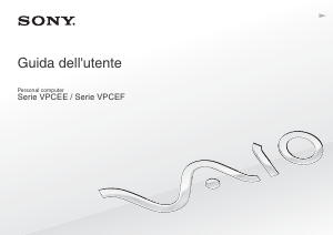Manuale Sony Vaio VPCEE2E1E/WI Notebook