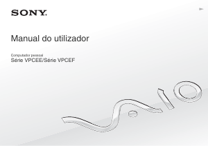Manual Sony Vaio VPCEE3J1E Computador portátil