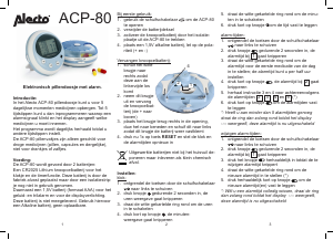 Handleiding Alecto ACP-80 Pillendoos