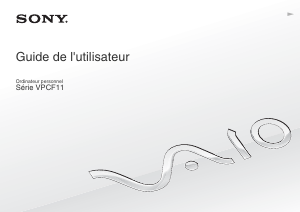 Mode d’emploi Sony Vaio VPCF11C4E Ordinateur portable