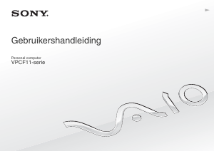 Handleiding Sony Vaio VPCF11C5E Laptop