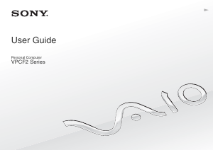Manual Sony Vaio VPCF21Z1R Laptop