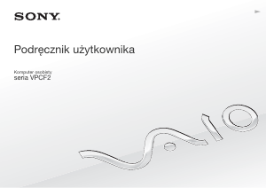 Instrukcja Sony Vaio VPCF21Z1R Komputer przenośny