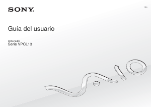 Manual de uso Sony Vaio VPCL13S1E Portátil
