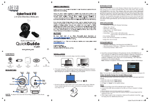 Handleiding Adesso CyberTrack V10 Webcam