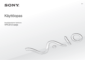 Käyttöohje Sony Vaio VPCS12A7E Kannettava tietokone