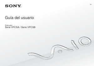 Manual de uso Sony Vaio VPCSA1A7E Portátil