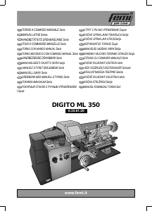 Instrukcja FEMI Digito ML 350 Tokarka