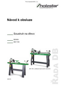 Manuál Holzstar DB 1100 Soustruh