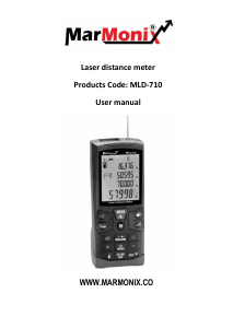 Manual MarMonix MLD-710 Laser Distance Meter