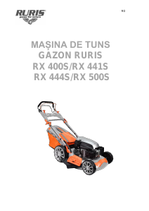Manual Ruris RX444S Lawn Mower