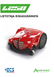 Rokasgrāmata Ambrogio L250 Zāles pļāvējs