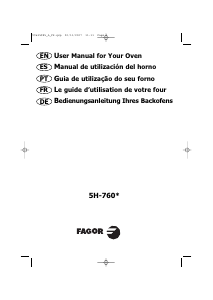 Mode d’emploi Fagor 5H-760N Four