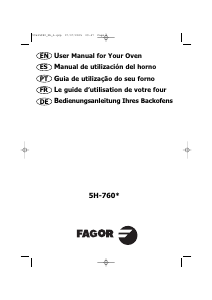 Bedienungsanleitung Fagor 5H-760N Backofen