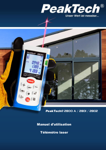 Mode d’emploi PeakTech P 2800A Mètre de distance au laser