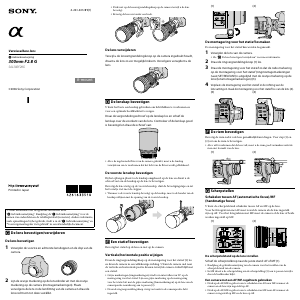 Handleiding Sony SAL300F28G Objectief