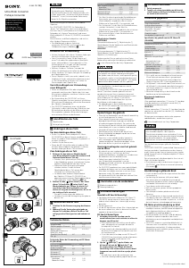 Manual Sony SEL075UWC Lente
