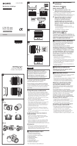 Instrukcja Sony SEL18135 Obiektyw