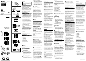 Bedienungsanleitung Sony SEL2070G Objektiv