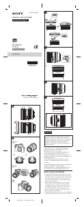 Manual Sony SEL20F18G Obiectiv