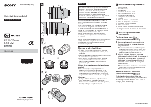 Manual Sony SEL2470GM Obiectiv