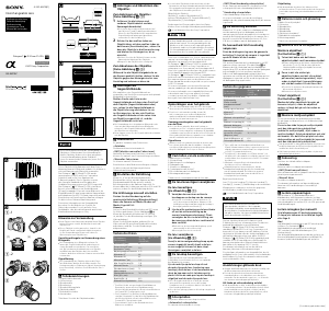 Manual Sony SEL35F14Z Lente