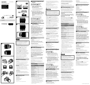 Bedienungsanleitung Sony SEL35F14Z Objektiv