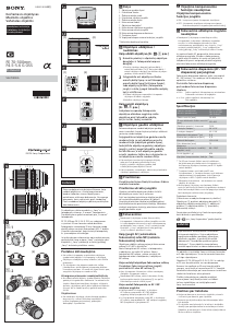 Rokasgrāmata Sony SEL70300G Fotokameras objektīvs