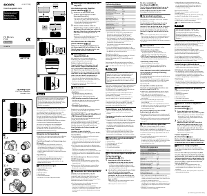 Manual Sony SEL85F18 Lente