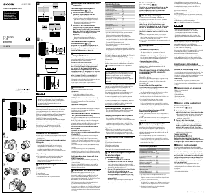 Bedienungsanleitung Sony SEL85F18 Objektiv