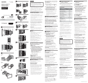 Rokasgrāmata Sony SELP28135G Fotokameras objektīvs