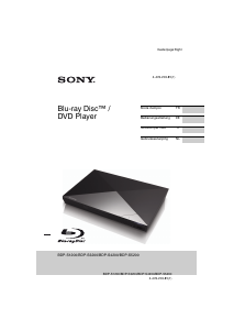 Manuale Sony BDP-S1200 Lettore blu-ray