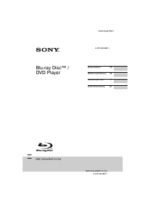 Handleiding Sony BDP-S1700 Blu-ray speler