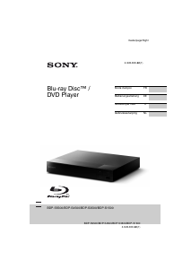 Handleiding Sony BDP-S3500 Blu-ray speler