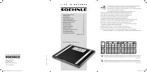 Manuale Soehnle Shape Sense Control 100 Bilancia
