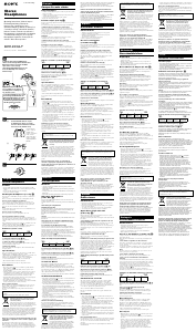 Manual Sony MDR-EX33LP Căşti