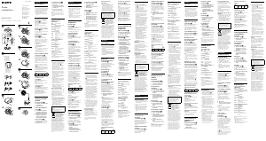Návod Sony MDR-EX34SC Slúchadlá