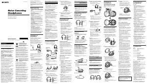 Manual Sony MDR-NC500D Căşti
