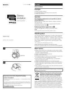Priručnik Sony MDR-PQ2 Slušalica