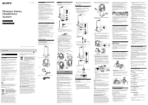 Manual de uso Sony MDR-RF865RK Auriculares