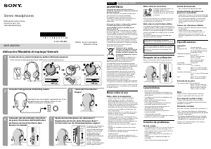 Handleiding Sony MDR-XB450BV Koptelefoon
