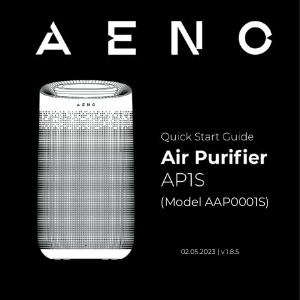 Manual AENO AP2S Purificador de ar