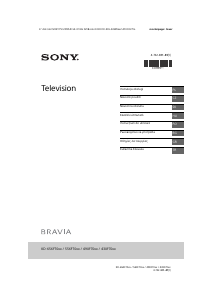 Návod Sony Bravia KD-43XF7005 LCD televízor