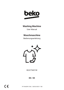 Bedienungsanleitung BEKO WUV75421W Waschmaschine