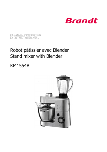 Mode d’emploi Brandt KM1554B Robot de cuisine